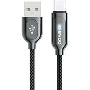 Kable USB - BWOO Kabel USB USB Typ C BWOO X131C 1m Czarny GSM113486 - miniaturka - grafika 1