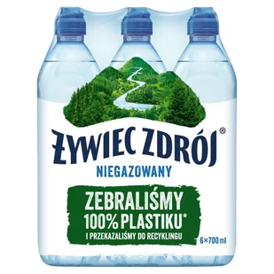 Żywiec Zdrój Woda źródlana niegazowana 6x700ml - Woda - miniaturka - grafika 1