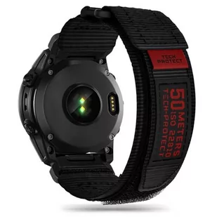 Pasek TECH-PROTECT Scout Pro do Garmin Fenix 3/5X/3HR/5X Plus/6X/6X Pro/7X Czarny - Akcesoria do smartwatchy Pasek TECH-PROTECT Scout Pro do Garmin Fenix 3/5X/3HR/5X Plus/6X/6X Pro/7X Czarny - Akcesoria do smartwatchy - miniaturka - grafika 1