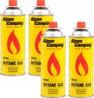 Akcesoria do grilla - Promis Kartusz 400 ml ALPEN CAMPING /4 x 400ml/ KARTUSZ4 PROMIS - miniaturka - grafika 1