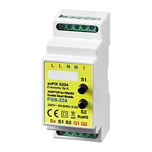 Eutonomy euFIX S224 dla FIBARO Double Smart Module - Systemy inteligentnych domów - miniaturka - grafika 1