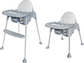 Krzesełka do karmienia - Ecotoys Krzesełko fotelik do karmienia 2w1 tacka pasy - miniaturka - grafika 1