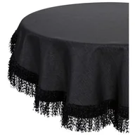 Obrusy i serwetki - Obrus EUROFIRANY Jasper 150 cm Czarny - miniaturka - grafika 1