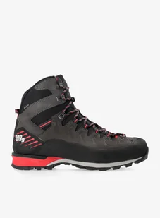 Buty do raków półautomatycznych Hanwag Makra Pro GTX - asphalt/red - Buty trekkingowe męskie - miniaturka - grafika 1