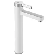 Baterie umywalkowe - Rea Bateria umywalkowa Polo Biała-Chrom Wysoka B9942 - miniaturka - grafika 1
