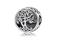 Charmsy - Pandora Valerio.pl Rodowany srebrny charms drzewo życia tree of life srebro 925 B-51 B-51 - miniaturka - grafika 1