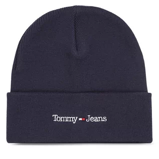 Czapki męskie - Czapka Tommy Jeans AM0AM11340 Twilight Navy C87 - grafika 1