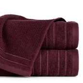 Ręczniki - Ręcznik kąpielowy Glory 50 x 90 cm bordowy - miniaturka - grafika 1