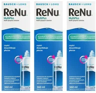Akcesoria do soczewek kontaktowych - Płyn do soczewek kontaktowych ReNu Multiplus 3x360 ml - miniaturka - grafika 1