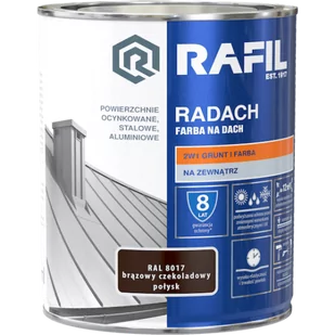Radach brąz czekoladowy RAL 8017 połysk 0,75L - Farby zewnętrzne - miniaturka - grafika 1