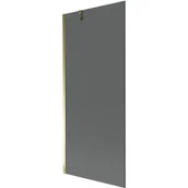 Parawany nawannowe - Mexen Next parawan nawannowy 1-skrzydłowy 80 x 150 cm, grafit, złoty - miniaturka - grafika 1