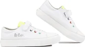 Buty dla dziewczynek - Lee Cooper Buty dla dzieci Lee Cooper białe LCW-24-31-2272K 33 - miniaturka - grafika 1