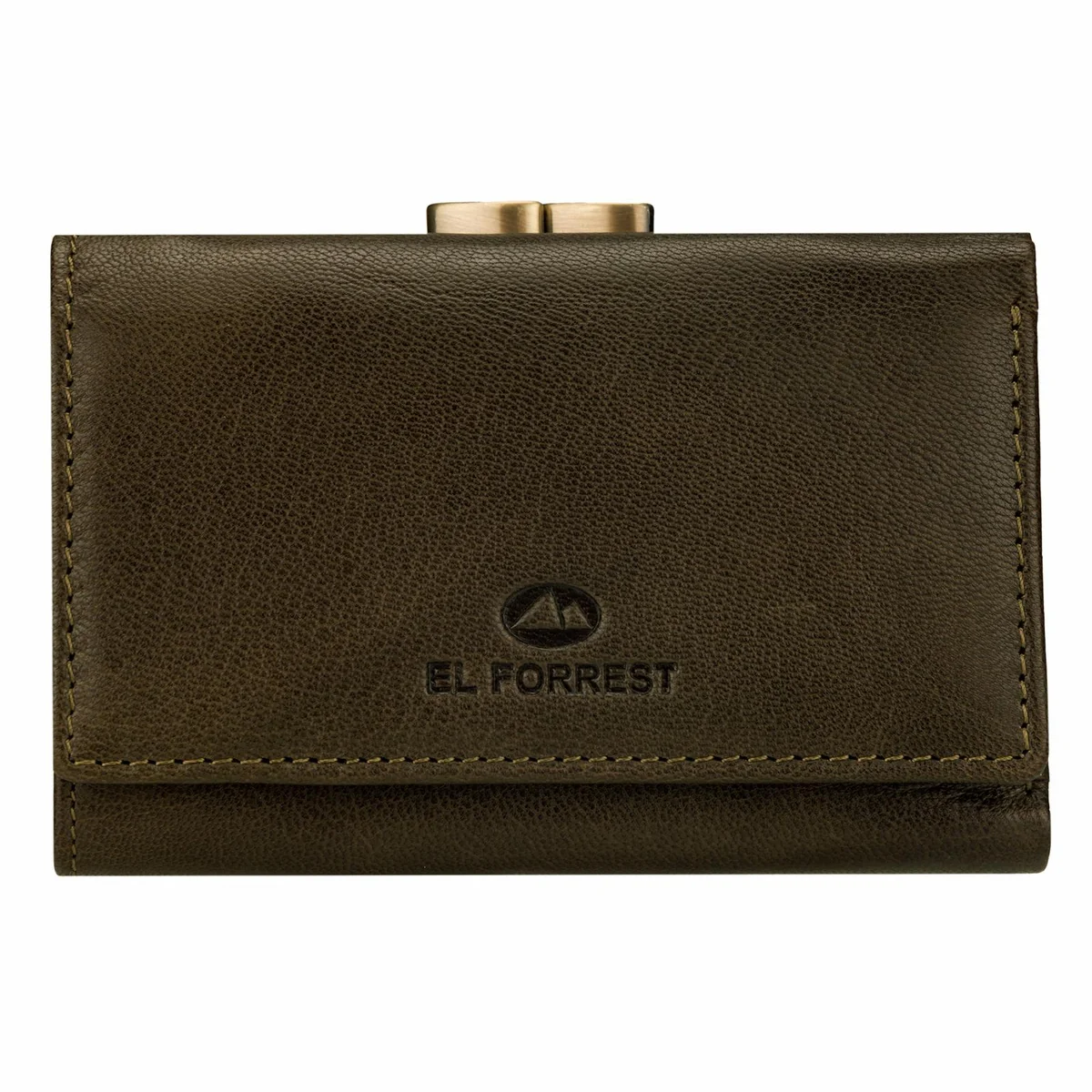 Skórzany portfel damski EL FORREST 579-04 RFID Domyślny