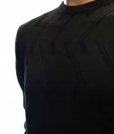 Swetry męskie - Strokers Klasyczny Elegancki Sweter Męski Pod Szyję Z Bawełny Xl Czarny - miniaturka - grafika 1