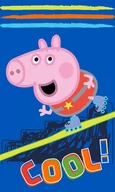 Okrycia kąpielowe dla dzieci - Świnka Peppa Ręcznik dziecięcy Na łyżwach, 30 x 50 cm - miniaturka - grafika 1
