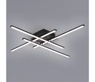 Lampy sufitowe - Brilagi - LED Plafon STRIPES LED/37W/230V czarne - miniaturka - grafika 1