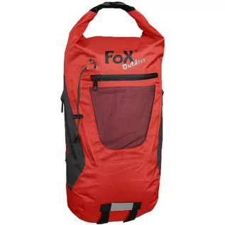 Torby podróżne - Fox Outdoor Torba Wodoszczelna Dry Pak 20L Czerwona - grafika 1