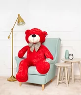 Maskotki i pluszaki - MIŚ GUSTAW DUŻA PRZYTULANKA PLUSZOWA MASKOTKA CLASSICO 190 CM CZERWONY - miniaturka - grafika 1