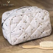 Organizery na łóżeczko - Petu Petu - kosmetyczka organizer na przybory dziecięce Dots - miniaturka - grafika 1