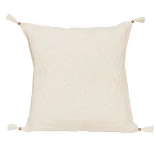 POSZWKA 40x40 DEKORACYJNA W STYLU BOHO Z FRĘDZLAMI - Poszewki na poduszki - miniaturka - grafika 1