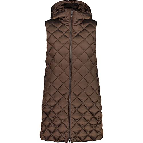 CMP Nylon Kamizelka z długim kapturem Pełny zamek nylonowy kamizelka damska