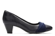 Półbuty damskie - Denny Louise E [navy combi] - rozmiar 41.5 - miniaturka - grafika 1