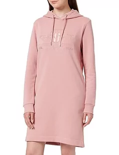 GANT Sukienka damska Reg Tonal Shield, California Pink Melange, XL - Sukienki - miniaturka - grafika 1
