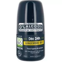 SO'BiO etic Dezodorant dla mężczyzn Men 24H Imbir 50 ml - Dezodoranty i antyperspiranty męskie - miniaturka - grafika 1
