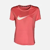 Koszulki i topy damskie - Nike One Dri-fit Swoosh Hbr Koszulka damska - miniaturka - grafika 1