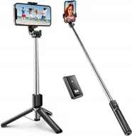 Selfie stick - SELFIE STICK ATUMTEK ATSS113 CZARNY Z PILOTEM - miniaturka - grafika 1