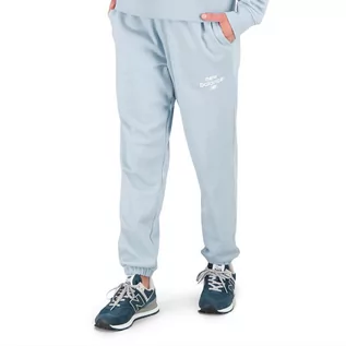 Spodnie sportowe damskie - Spodnie New Balance WP31508LAY - niebieskie - grafika 1