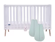 Łóżeczka i kojce - Monitor oddechu Babysense 7 (Wyrób medyczny) + Babysense LUNA 7 GoOrganic Łóżeczko + 2 śpiworki Natulino - miniaturka - grafika 1