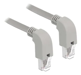 Kabel sieciowy Delock RJ45 Cat.5e SF / UTP skierowany w dół / skierowany pod kątem w dół 0,5 - Kable miedziane - miniaturka - grafika 1
