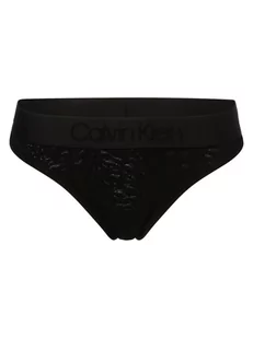 Calvin Klein - Stringi damskie, czarny - Majtki damskie - miniaturka - grafika 1