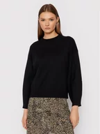 Swetry damskie - Gestuz Sweter Talligz 10905411 Czarny Loose Fit Czarny - miniaturka - grafika 1