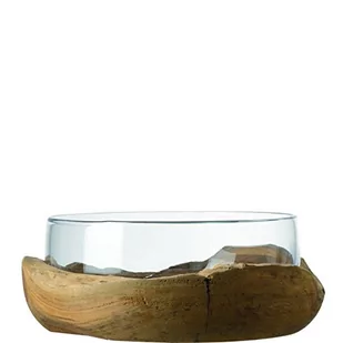 LEONARDO HOME Leonardo 084 411 misa o podstawie z drewna teakowego 084411 - Miski i półmiski - miniaturka - grafika 1
