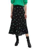 Spódnice - Minus Damska spódnica Alexi, Nadruk w kolorze zielonego jabłka, 60 PL - miniaturka - grafika 1