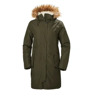 Damska Kurtka ocieplana HELLY HANSEN W MAYEN PARKA 53303_431 – Oliwkowy - Kurtki damskie - miniaturka - grafika 1