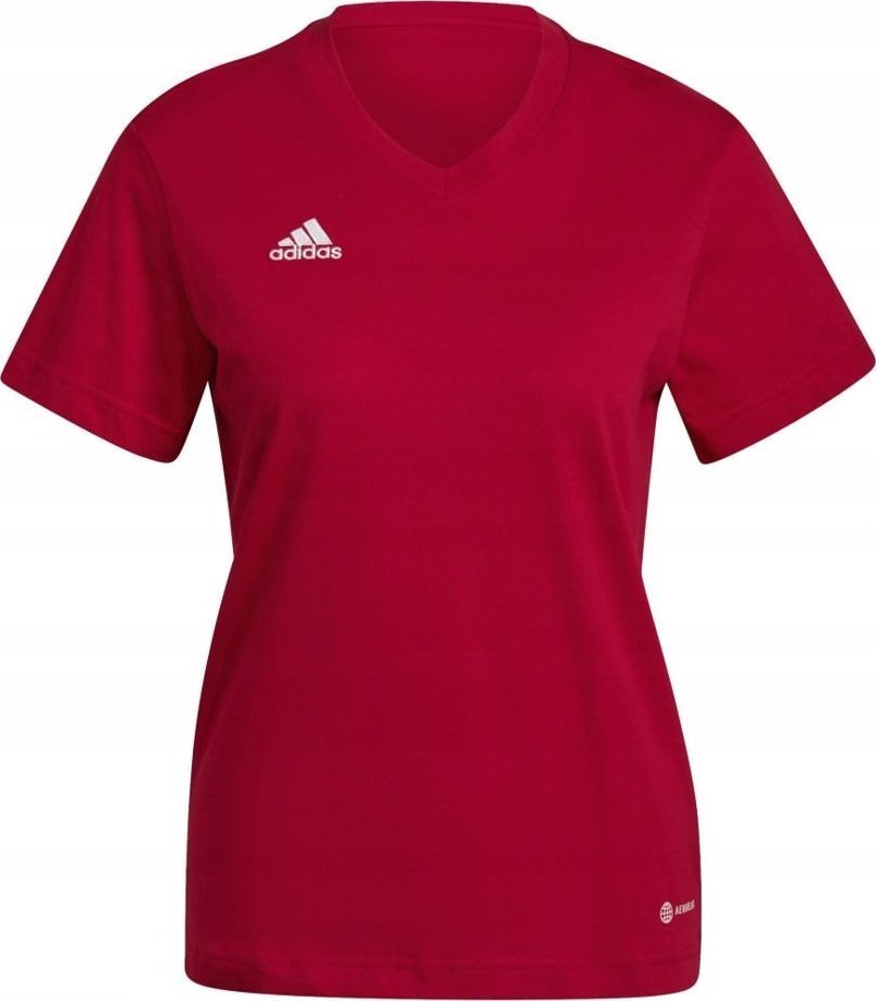 Adidas Koszulka damska adidas Entrada 22 Tee czerwona HC0441 S