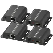 Kable - 60m HDMI Extender Przedłużacz HDMI Przesyłanie obrazu na odległość 60metrów - miniaturka - grafika 1