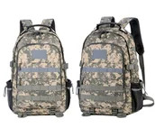 Plecaki - Plecak wojskowy Semi Line milit 20-40 l odcienie szarości - miniaturka - grafika 1