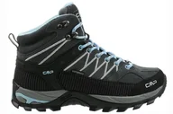 Buty trekkingowe damskie - Buty trekkingowe damskie CMP Rigel Mid WP szaro-niebieski - miniaturka - grafika 1