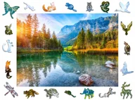 Puzzle - Puzzle Drewniane Premium 3D Dla Dorosłych Jezioro Hintersee Krajobraz Duże Adawoo - Idealne Na Prezent Na Święta, Urodziny, Imieniny, Walentynki - miniaturka - grafika 1