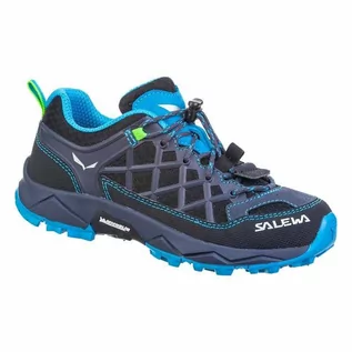 Buty dla dziewczynek - Buty Dziecięce Salewa JR WILDFIRE - 3847/Ombre Blue/Fluo Green - grafika 1