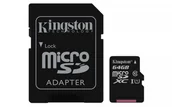 Karty pamięci - Karta Kingston Canvas Select MicroSDXC 64 GB Class 10 UHS-I/U1 SDCS/64GB - miniaturka - grafika 1