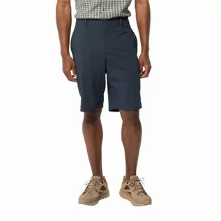 Spodenki męskie - Krótkie spodenki męskie Jack Wolfskin DESERT SHORTS M night blue - 46 - grafika 1