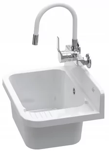 Zlew Gospodarczy Roboczy Pralnia Garaż Kotłownia - Zlewy i komory gospodarcze - miniaturka - grafika 1