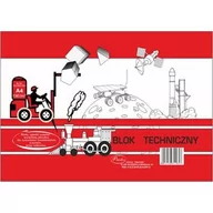 Szkolne artykuły papiernicze - BLOK TECHNICZNY A4 190G - miniaturka - grafika 1