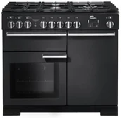 Kuchenki gazowo-elektryczne - Kuchnia FALCON Professional Deluxe 100 Czarny charcoal chrom - miniaturka - grafika 1