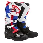 Buty motocyklowe - Buty Enduro Alpinestars Honda Tech 7 Drystar Czarny/Złamany Biały/Niebieski/Jasnoczerwony44,5 - miniaturka - grafika 1